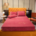 VeltoLiving VelvetDream™ Coral Crystal Flannel Bed Cover