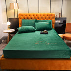 VeltoLiving VelvetDream™ Coral Crystal Flannel Bed Cover