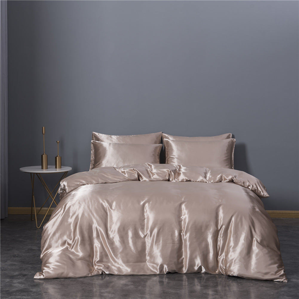 VeltoLiving SilkSense™ 3-Piece Duvet Cover Bedding Set
