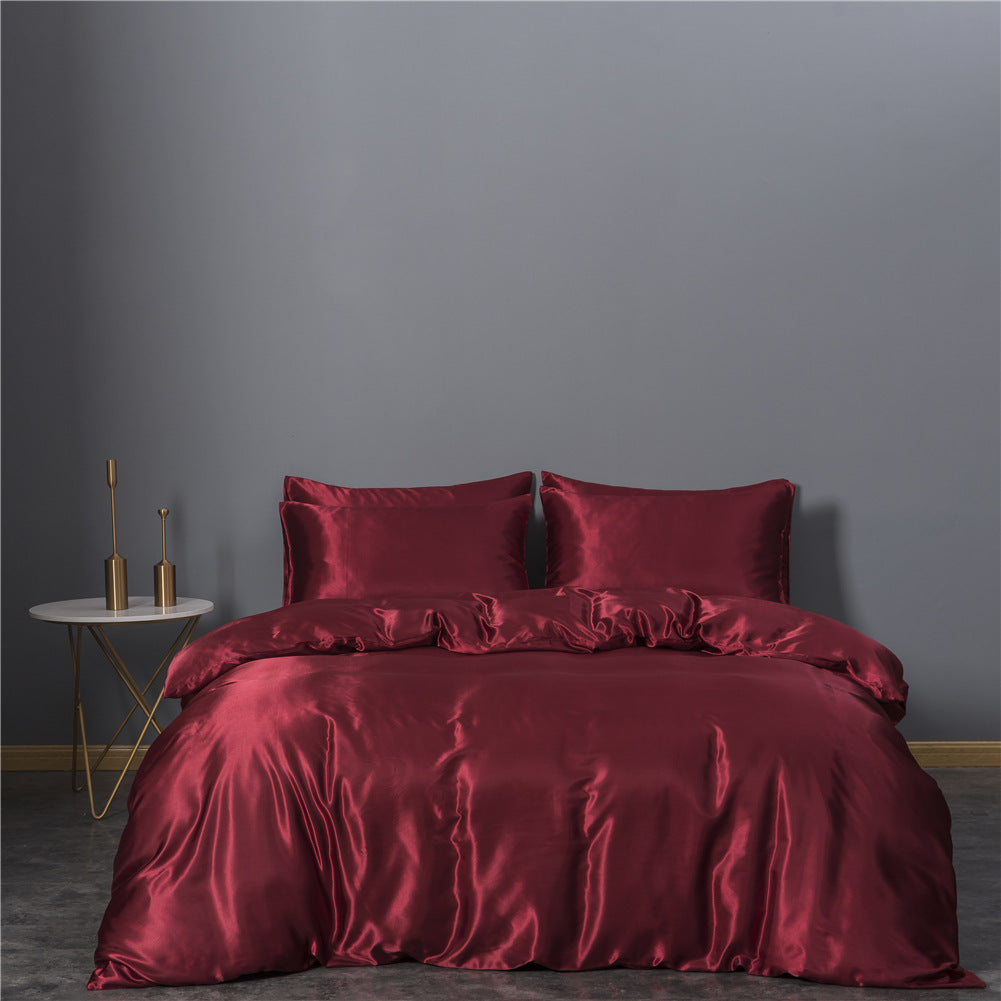 VeltoLiving SilkSense™ 3-Piece Duvet Cover Bedding Set