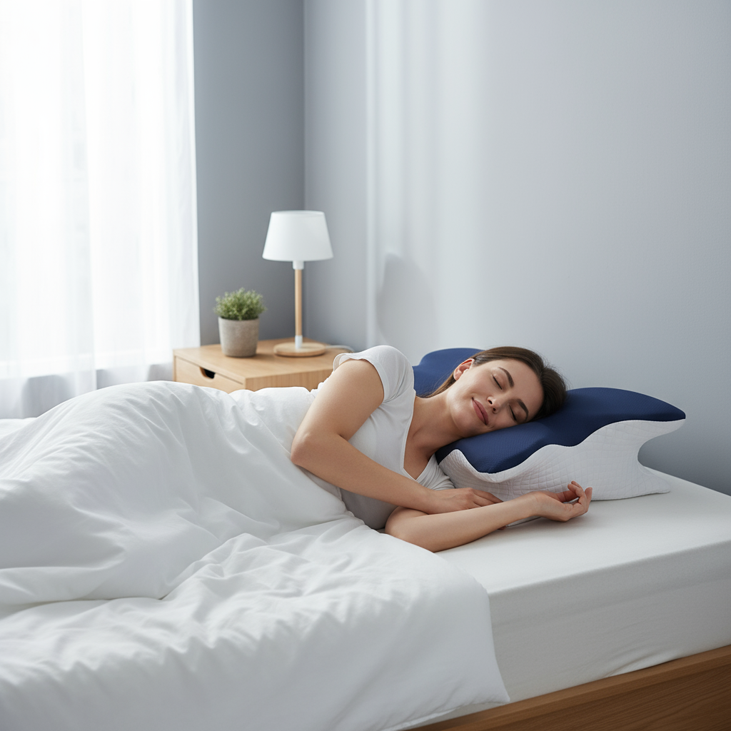 VeltoLiving SlowRebound™ Memory Foam Neck Pillow