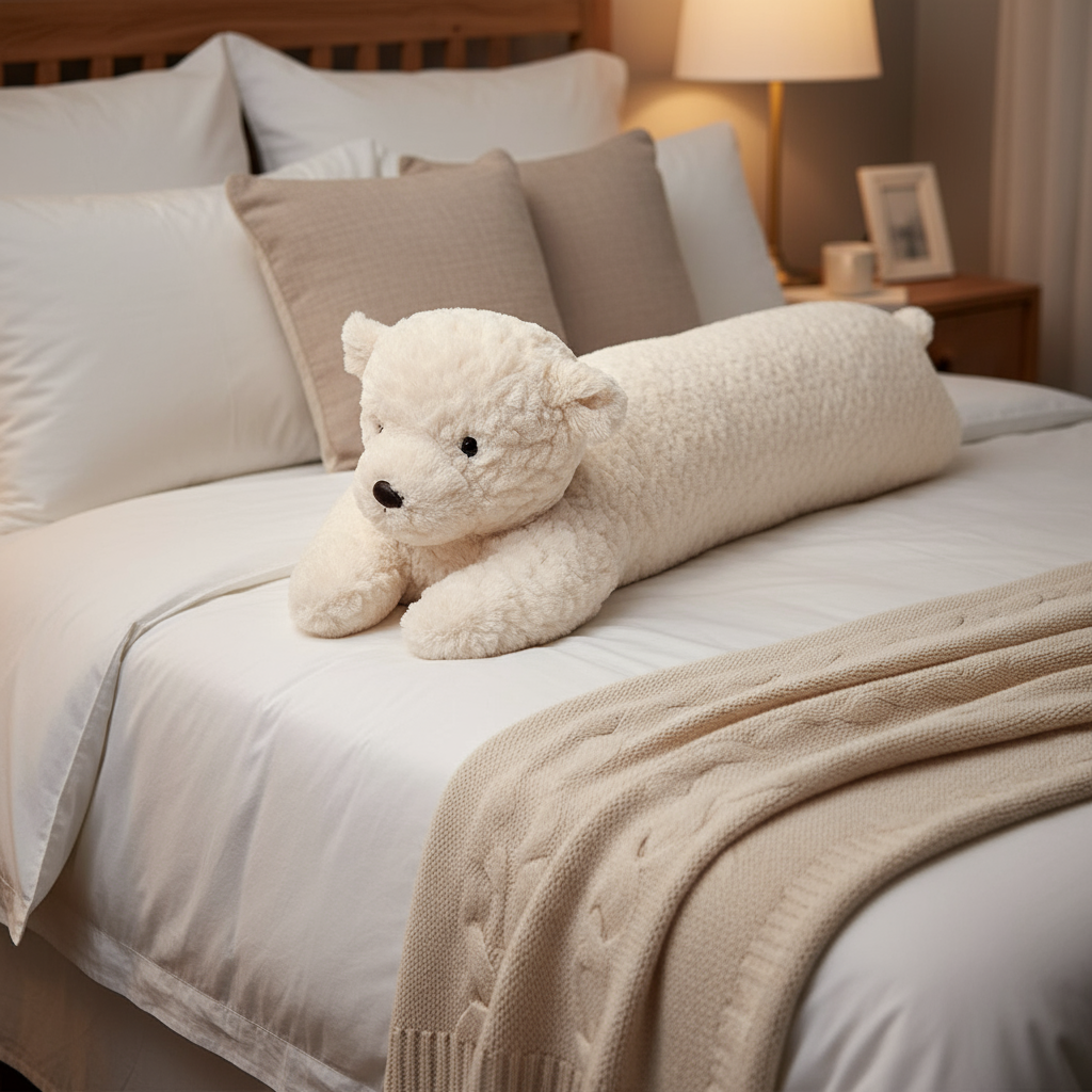 VeltoLiving SoftPaw™ Long Plush Pillow