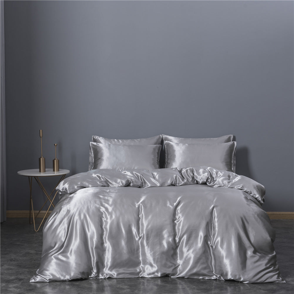 VeltoLiving SilkSense™ 3-Piece Duvet Cover Bedding Set